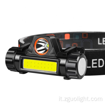 2 Mode Cob HeadLamp per la caccia al campeggio da pesca